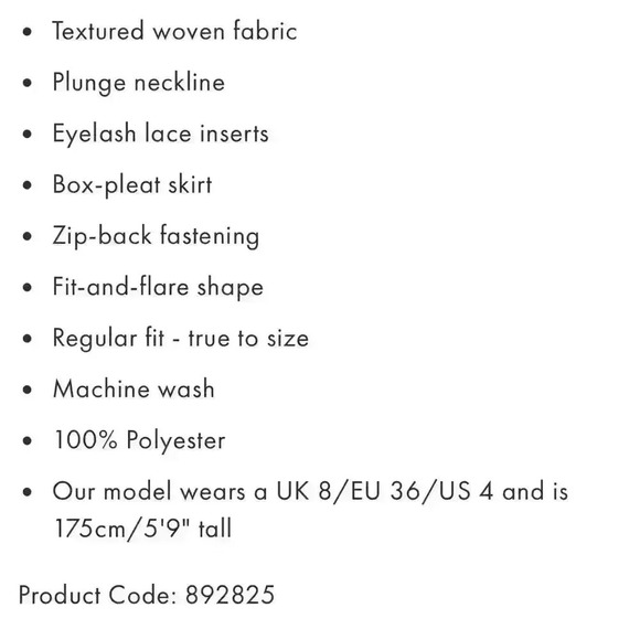 BCBGeneration Black Lace Insert Skater Dress size 6 - Picture 9 of 11